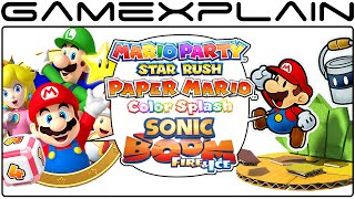 Nintendo Preview Event Discussion: Mario Party: Star Rush, Color Splash, Sonic Fire & Ice, DQVII