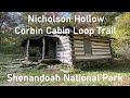 Corbin Cabin Nicholson Hollow Trail SNAKES AND SERIOUS ELEVATION! Shenandoah National Park
