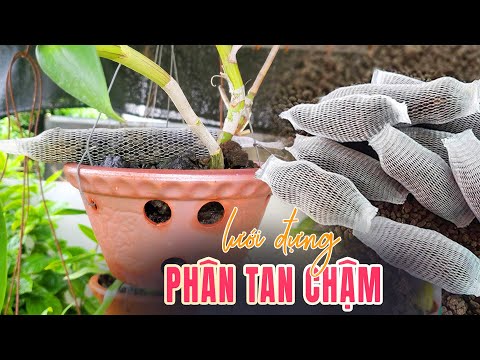 Cách đóng phân dê vào túi lưới nhựa siêu đơn giản. Tuiluoithanhha.com