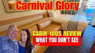 Carnival Glory Cabin 1005 | Forward Balcony Tour & Review