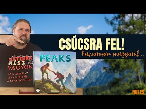 Hegymászás, taktika és kaland az asztalon |  Peaks – Társasjáték bemutató - Játékra kész / Play Right Away
