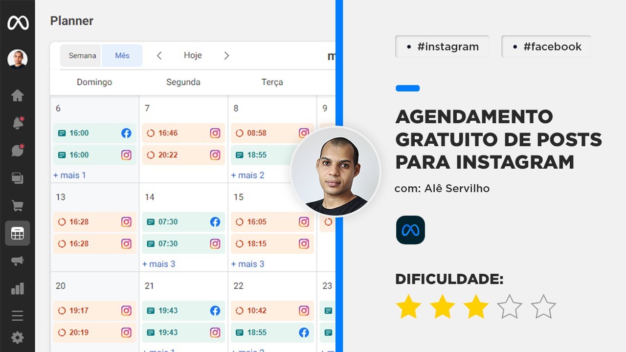 Como AGENDAR POSTS PARA INSTAGRAM de forma GRATUITA com o Meta Business Suite