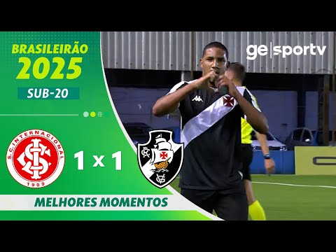Gols e lances de Internacional x Vasco da Gama