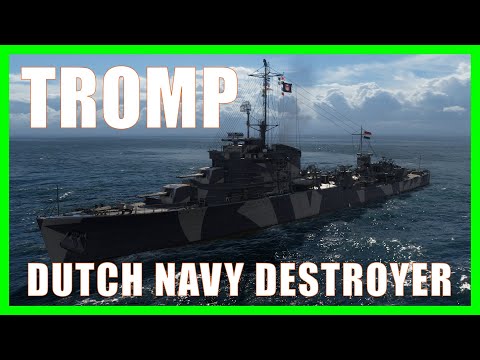 Tromp Dutch Royal Navy Destroyers World of Warships Wows DD Tips Guide