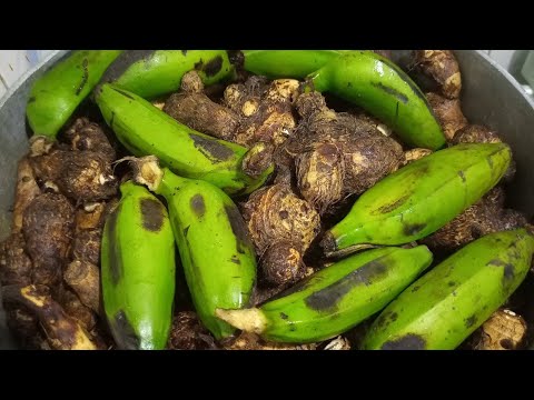 How To Pound Achu The Traditional Way #Cameroonianfood/Yvonne Mforneh's Kitchen