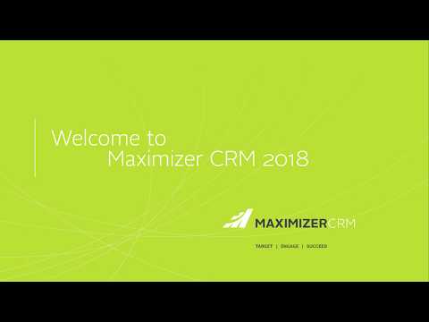 Maximizer CRM Tutorial Preview