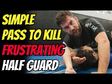 Crush Half Guard with this Slow Smash-Style Guard Pass (Finishes in Mount)
