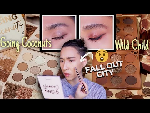 WILD CHILD VS. GOING COCONUTS - COLOURPOP EYESHADOW PALETTE REVIEW, SWATCHES, COMPARISONS & TUTORIAL