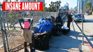 DOWNTOWN SAN DEGIO HAS AN INSANE AMOUNT OF HOMELESS