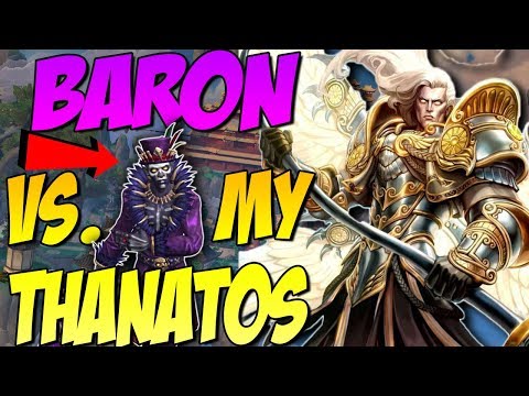 A TOP TIER BARON VS MY THANATOS IN MASTERS! - Masters Ranked Duel - SMITE