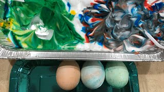 How to Dye Easter Eggs with Shaving Cream! Marbled Easter Egg Decorating (How to With Shaving Cream)