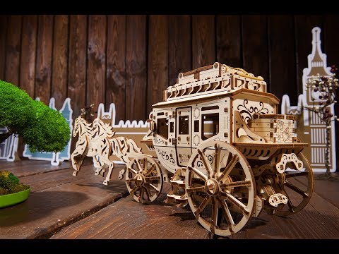 Ugears - Stagecoach - 3D Παζλ - 248pc