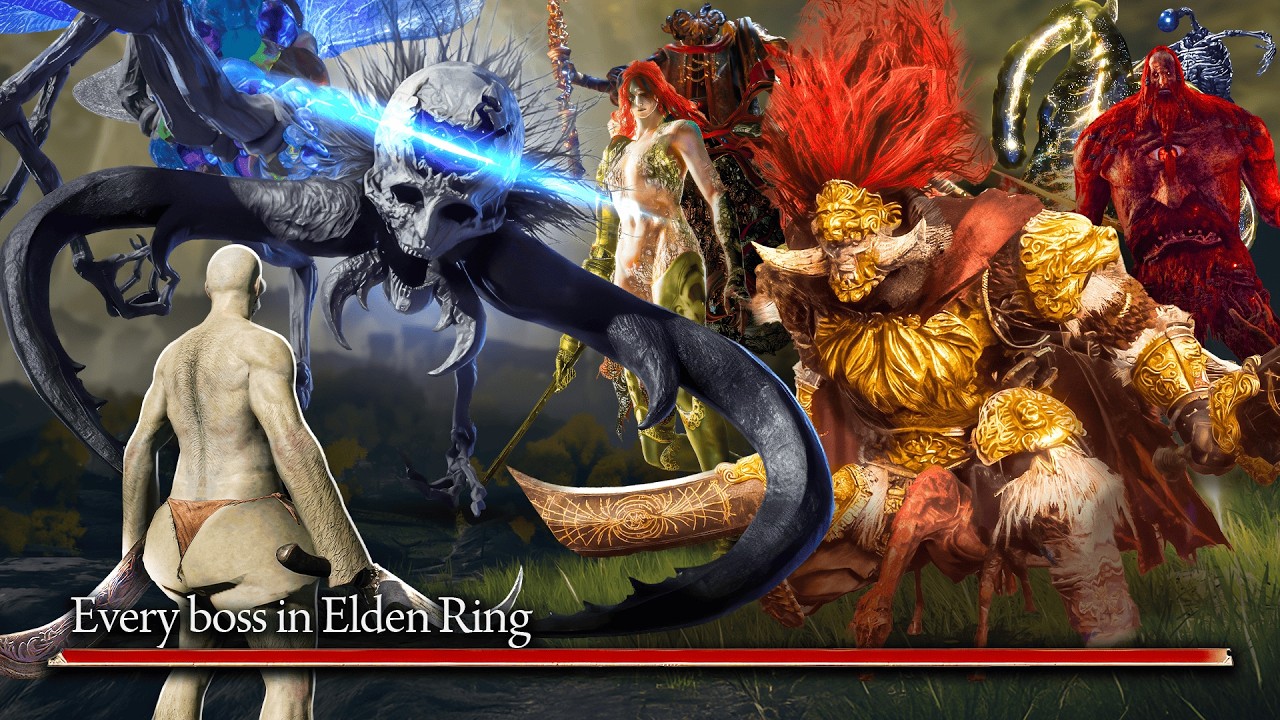 All 207 bosses in Elden Ring but if I die the game restarts... (and randomizes)