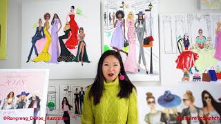The Business of Fashion Illustration online class by Rongrong DeVoe