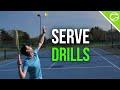 Tennis Serve Drills For Ultra Fast Improvement (Even if Beginner)