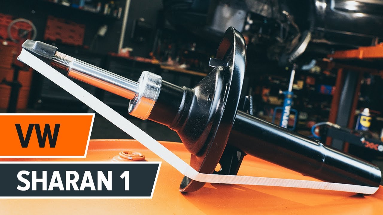 Cómo cambiar: amortiguador telescópico de la parte delantera - VW Sharan 1 | Guía de sustitución