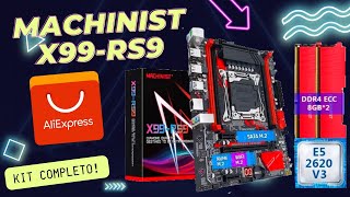 Unboxing Placa Mãe MACHINIST X99-RS9 - Kit completo do Aliexpress