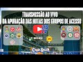 Transmissão Da Leitura Das Notas Do Grupo De Acesso 1