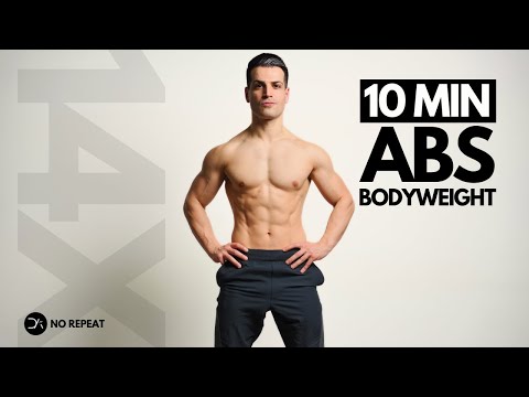 10 min Bodyweight ABS workout | No Repeat | No equipment