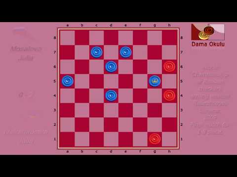 Makarenkova Julia (UKR) - Mosalova Julia (RUS). World Draughts-64_women-2009. Final.