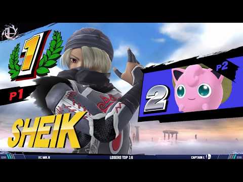 Smash'N'Splash 4 — Smash WiiU Losers Top 16: BC | Mr.R (Sheik) vs. Captain L (Pikachu/Jigglypuff)