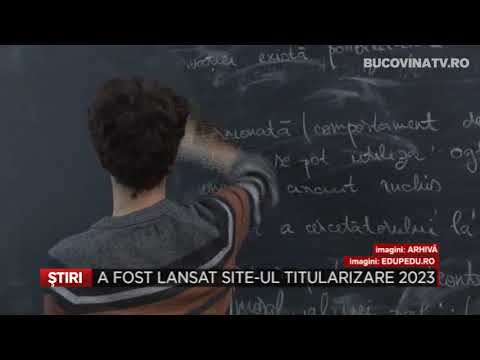 A fost lansat site-ul Titularizare 2023