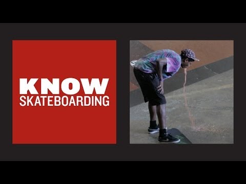 Ishod Wair Sickest Run Ever, With The Puke To Prove It - 2014 Tampa Pro Contest