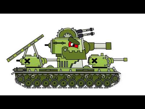 How to Draw a Tank Kv 6 |  Cartoons about tanks