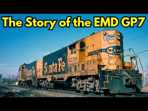The Story of the EMD GP7 Locomotive - Discover the Diesel That Changed Everything #gp7 #usa #railway