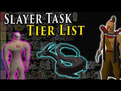 Slayer Task Tier List for Oldschool Runescape