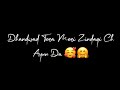 Dhanwad Tera Meri Zindagi Ch Ayun Da Manjit Sahota Black Background Punjabi Watsapp Status