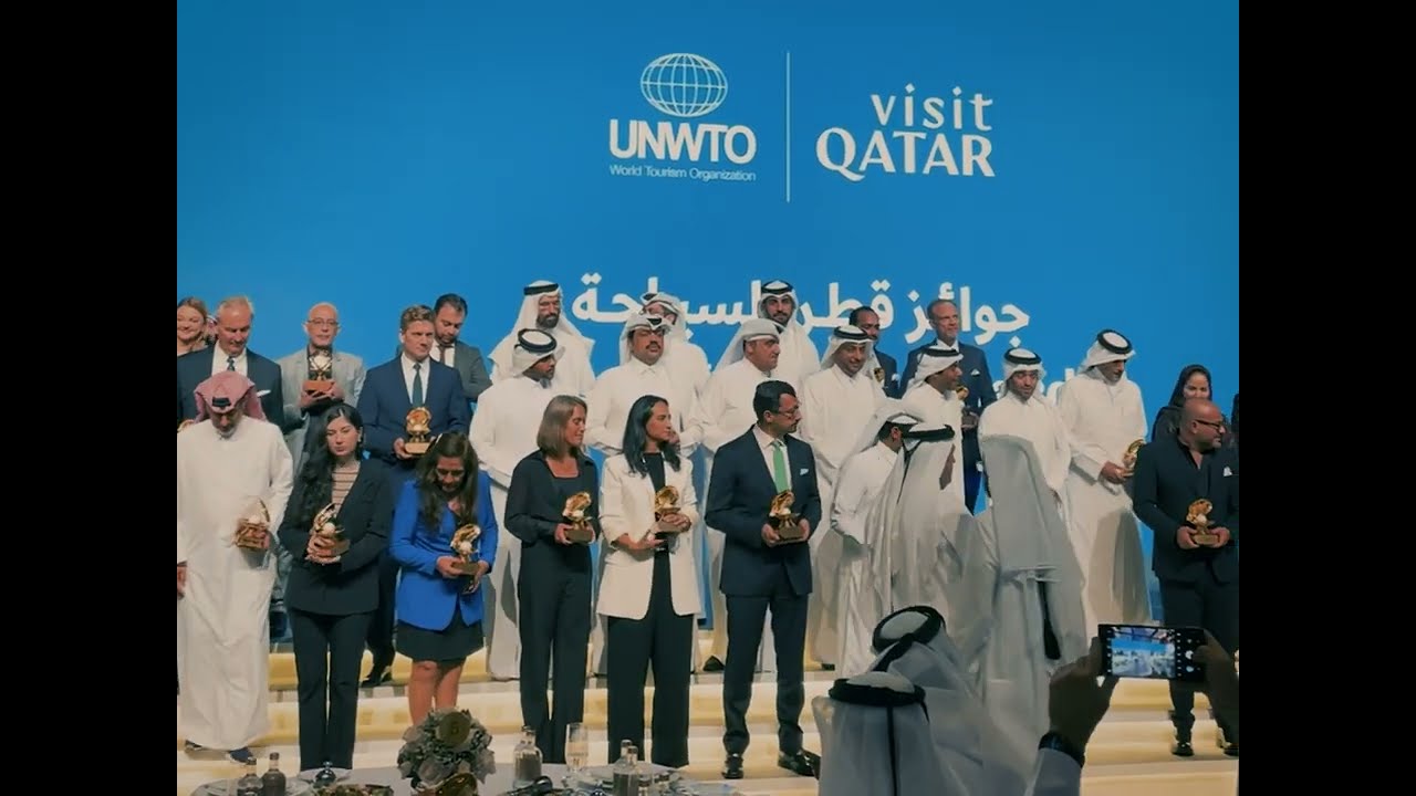Celebrating Excellence: Aura Group Honored by Qatar Tourism! 🏆 #awardshow2023 #qatartourism