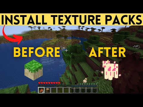 How to Install Texture Packs in Minecraft Java - Download Minecraft Resource Packs 2023