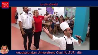 Kültür2000 Kolejinde 'İlk Gün Sürprizi'