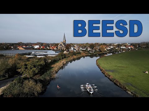 4K drone film Beesd, dorp in de Betuwe