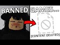 PLAYING BANNED GAMES ON ROBLOX