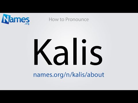 How to Pronounce Kalis