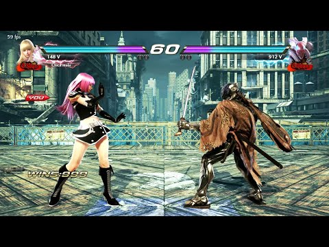L7 62_6 Lili Rochefort Ryona VS Yoshimitsu - Tekken 7 ( Uchiha x24 ) Gameplay PC RX 570 8G