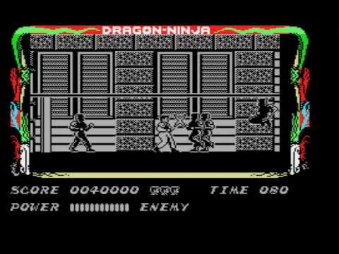 Dragon Ninja (1988, MSX, Imagine, Data East)