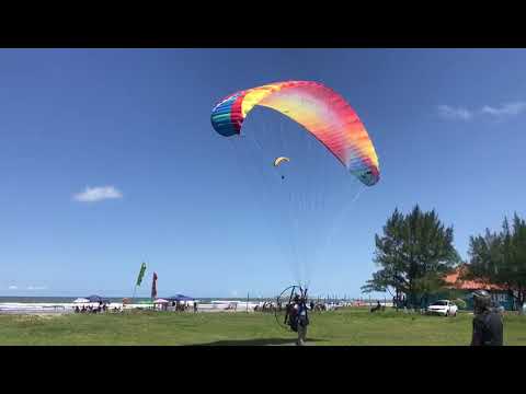 Decolagem Voo 207 de Paramotor IKE Costa - estreia da Vela Luna2 - 19/02/22