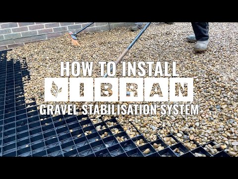 How to Install IBRAN-X Gravel Gravel Grids for Driveways, Parking and Pathways