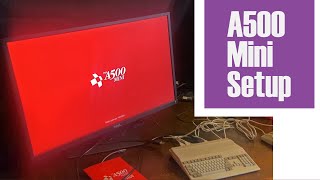 Amiga A500 Mini unboxing, setup and first game