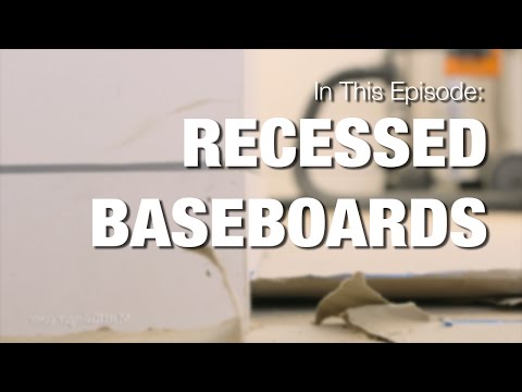 How to Install Flush Base Board - Modern Trim Detail