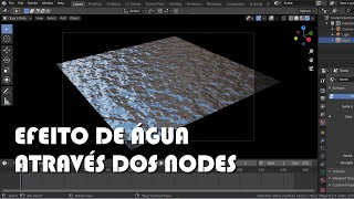 Blender 3D - EFEITO DE ÁGUA ATRAVÉS DE NODES