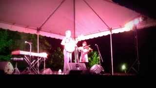 Ellis Paul with Carol Sharar at Black Potatoe Festival 2013