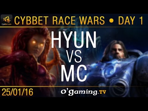 HyuN vs MC - ZvP - CybBet Race Wars - Day 1