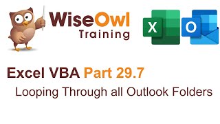 Excel VBA Introduction Part 29.7 - Looping Through all Outlook Folders