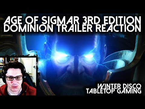 Age of Sigmar 3rd edition live trailer reaction! What a trailer! Warhammer Dominion box set