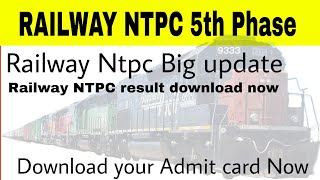 RRB NTPC 5th Phase Exam Date 2021 | NTPC Phase 5th phase admit card | NTPC Exam Date 2021 | 23 Feb |