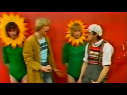 Rick Parfitt and Andy Bown in Compost Corner (Tiswas 1981)